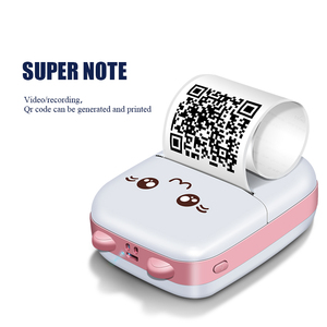 Impresora térmica portátil M05, Mini impresora de etiquetas con código de barras Qr