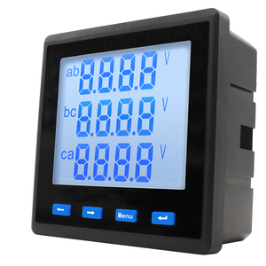 3 giai đoạn Power <span class=keywords><strong>Meter</strong></span> RS485 5A kỹ thuật số đa chức năng LCD AC hiện tại bảng điều chỉnh <span class=keywords><strong>Meter</strong></span> Ampe kế Vôn kế - Product Image 3