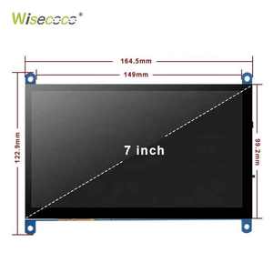 Raspberry Pi3 Pi4 Pi 4 4B 3B + Sensor Pantalla KIT TFT 1024x600 Raspberry Pi Pantalla IPS LCD Monitor 7 pulgadas Pantalla táctil KIT