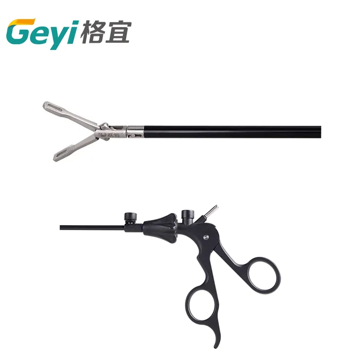 Geyi-forceps laparoscópicos autoclavables reutilizables, pinzas quirúrgicas laparoscópicas de agarre atraumático usadas en cirugía bariátrica