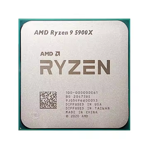 Venta al por mayor R9 5900X AMD Ryzen Procesador de computadora de escritorio 3,7 GHz 12 Core 24 Threads 105W TDP Procesador 100-000000061 5900X CPU - Product Image 1