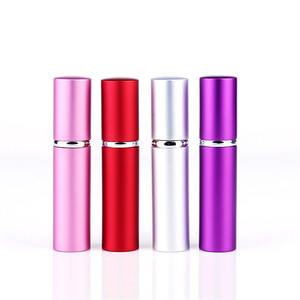 無料サンプルカスタマイズ5ml 8ml 10 ml 15ml空の詰め替え可能なファインミストミニガラスアルミニウムツイストアップスプレーアトマイザー香水瓶 - Product Image 3