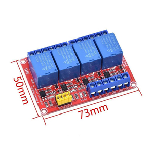 4-Kanal 5V 12V 24V Relais modul platinen abschirmung mit Optokoppler unterstützung Hoch-und Niedrig pegel auslöser für Arduino - Product Image 5