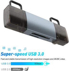 Individueller tragbarer Mini-TF-SD-Kartenleser USB C USB 2.0 3.0 Speicher-OTG-Kartenleser-Adapter mit Typ C - Product Image 4