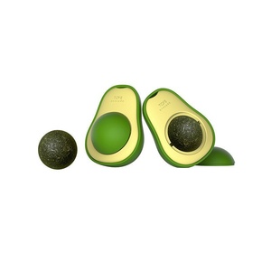 Snack, golosinas giratorias saludables, gatito, juguete comestible para gatos, bola para lamer menta, aguacate, hierba gatera, Bola de pared, juguetes para gatos, hierba gatera y aguacate - Product Image 4