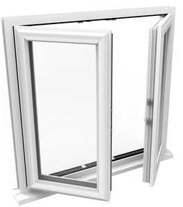 High Security <strong>Small</strong> Size PVC <strong>Windows</strong> Modern Horizontal Double Glazing Basement <strong>Window</strong> with Sliding Design for Houses Villas - Product Image 2