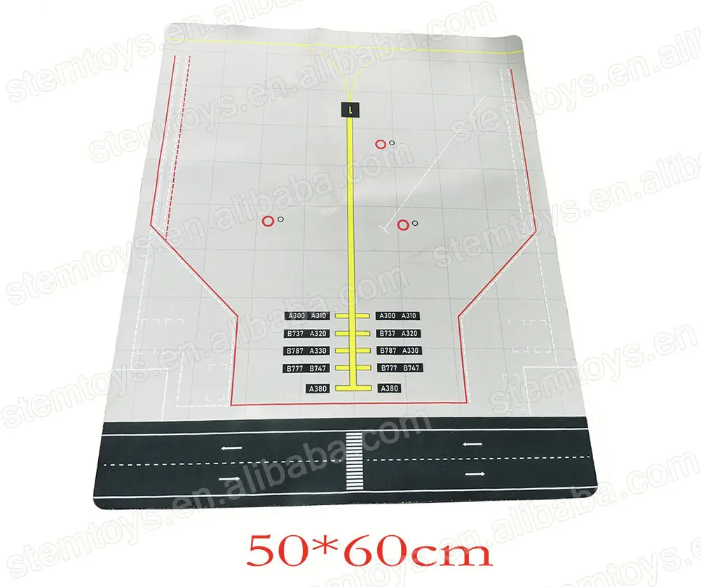 1/2001/400飛行機モデルゴム製駐車エプロンランウェイ航空機モデルコレクション用ミニチュアシーンディスプレイモジュラーマット
