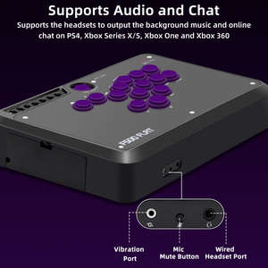 MayFlash All-Button Arcade <strong>Controller</strong> F500 FLAT for <strong>PS4</strong> for PS3 for Switch for Xbox One for Xbox 360 for Xbox Series S/X for PC - Product Image 5