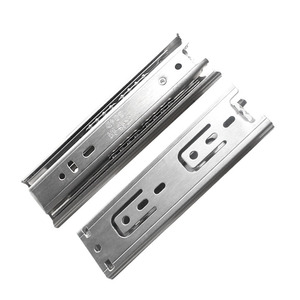 स्टेनलेस स्टील एक्सटेंशन दराज स्लाइड रेल ड्रेसर फ़ाइल के लिए कैबिनेट साइड माउंट बॉल - Product Image 4