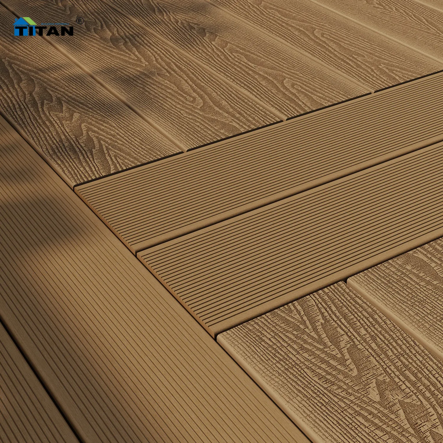 Outdoor Wpc Flooring Board Decking Solid Hollow Wood Plastic Composite Decking Outdoor Wpc Piso Deck