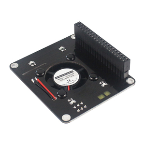 Raspberry Pi 4 cappello ventola di raffreddamento ghiaccio GPIO scheda di espansione con luce blu LED interruttore di controllo per lampone Pi 4B 3B + 3B - Product Image 1