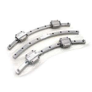 Carril de guía lineal curvado THK Carril circular HCR15A HCR12A HCR25A HCR35A HCR45A HGM15A HGM25A 60 ° 180 ° Bloque de riel curvo de 360 °