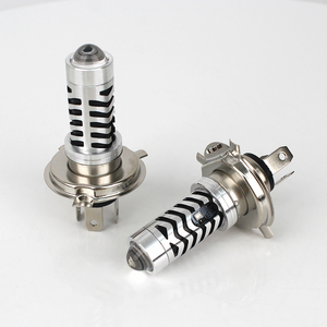 H4摩托车发光二极管照明转换套件双色白色琥珀色蓝色12V-80V高亮度灯泡迷你行车灯 - Product Image 6