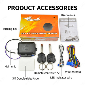 Universal <strong>Multi</strong>-<strong>function</strong> Car Central Locking One Way Car <strong>Alarm</strong> Remote Keyless Entry <strong>System</strong> - Product Image 5