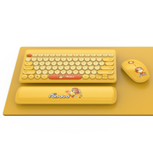 LK586 Personalización Inalámbrico Ergonómico Multimedia Mini Teclado y Ratón Combo accesorios de computadora
