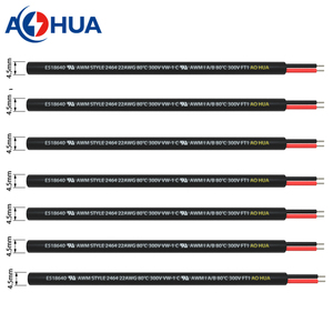 Cihaz kontrolleri kabloları 2 3 4 5 6 Pin çekirdek 16 18 20 22 24 AWG UL2464 siyah beyaz PVC güç sinyal elektrik telleri rulo - Product Image 2