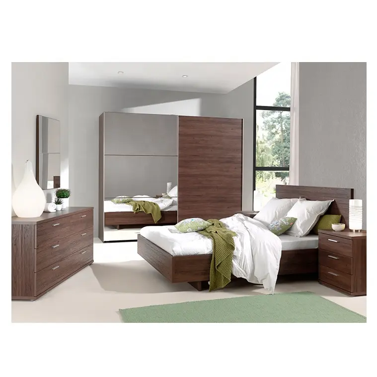 الجملة أثاث غرفة نوم MCAA021 مجانا حجم سرير خشب غرفة نوم
