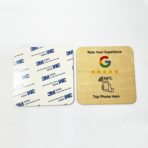 Personalizzabili quadrate NFC QR Code targhe impermeabili Instagram Google recensioni adesivi interfaccia comunicazione RFID 125kHz