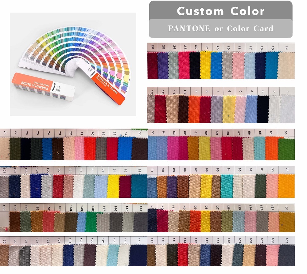 economic poly- cotton canvas color choice