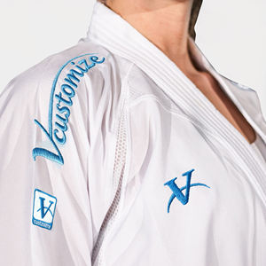 Đồ tập võ Karate Gi Arawaza Onyx <span class=keywords><strong>Zero</strong></span> <span class=keywords><strong>Gravity</strong></span> Premier League, in logo tùy chỉnh miễn phí, nhà máy sản xuất trực tiếp, giao hàng nhanh 7 ngày - Product Image 1