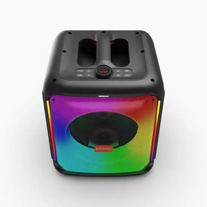 紧凑型8英寸便携式蓝牙扬声器，带低音增强全范围声音，适用于户外派对电脑舞台使用DC电源 - Product Image 2
