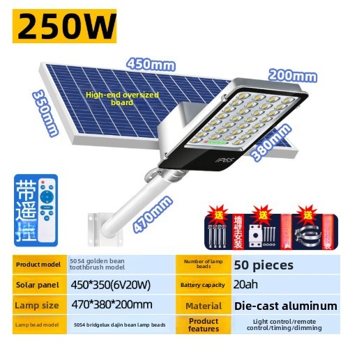 Telecomando a induzione con pannello faro con perlina per lampada da 250 W