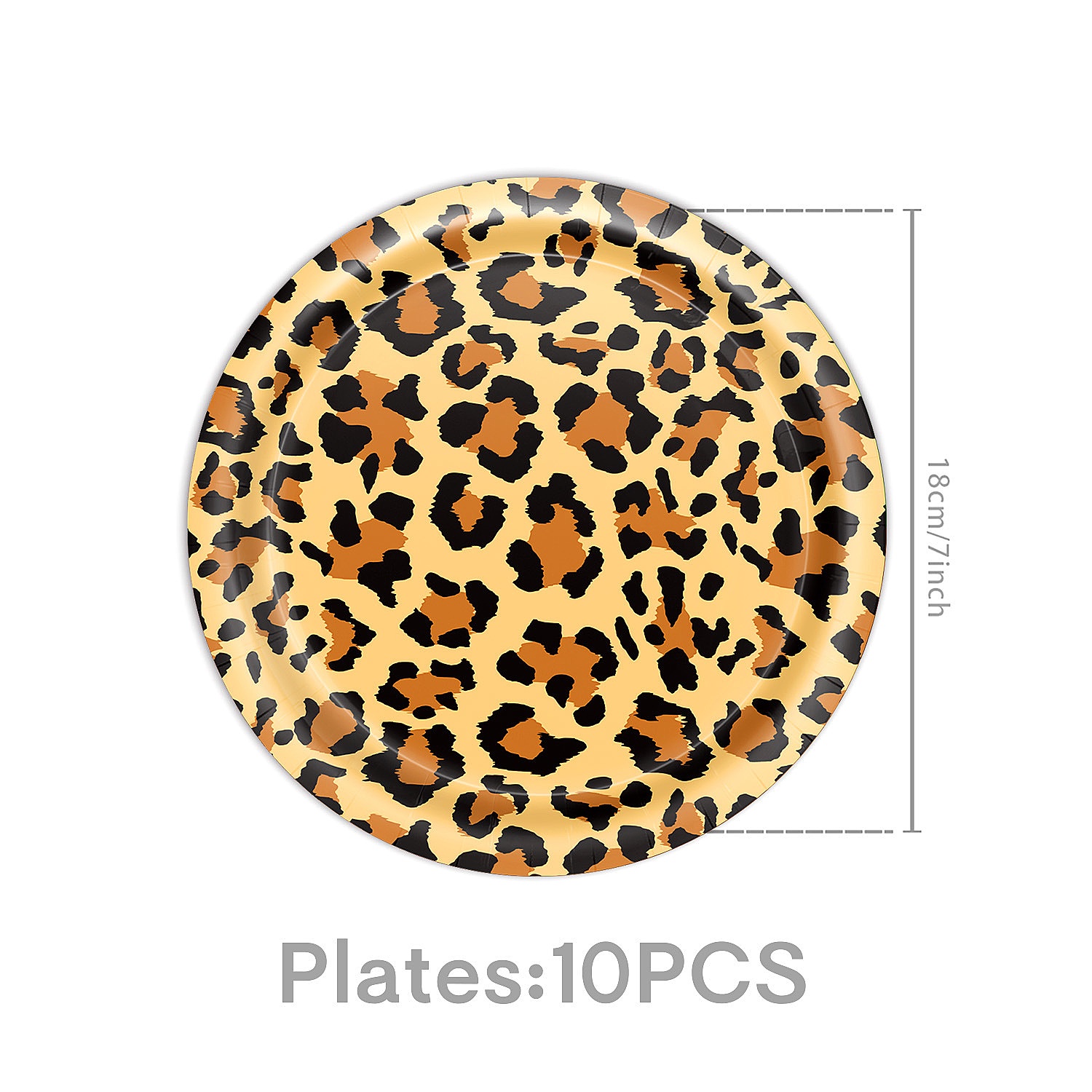 10pcs 7 pouces plaques