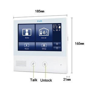 Smart Video Intercom WiFi 7-Zoll-Monitor mit Türklingel kamera Kabel gebundene Video-Tür sprechanlage für Villa Wohnung - Product Image 5