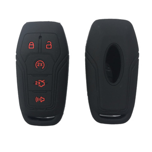 Silicone Smart Car Key Cover Shell Case Keyless Entry HolderためFord F-150 Lincoln Fusion MKZ Mustang MKC 5 Buttons Smart Key - Product Image 4