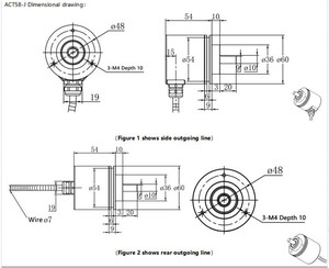 Codice grigio seriale sincrono dell'encoder rotativo assoluto SSI e codice binario facoltativo - Product Image 3