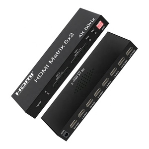 6x2用于2.0矩阵4K60HZ光学音频电视切换器6进2出会议视频，用于消费电子商店 - Product Image 4