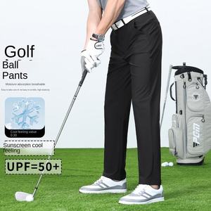 Biểu Tượng Tùy Chỉnh Golf Quần Căng Rắn Màu Đen Thông Minh Người Đàn Ông Giản Dị Của Quần Văn Phòng Nhanh Chóng Khô Phù Hợp Với Mới Mùa Xuân Mùa Thu Thẳng Quần - Product Image 2