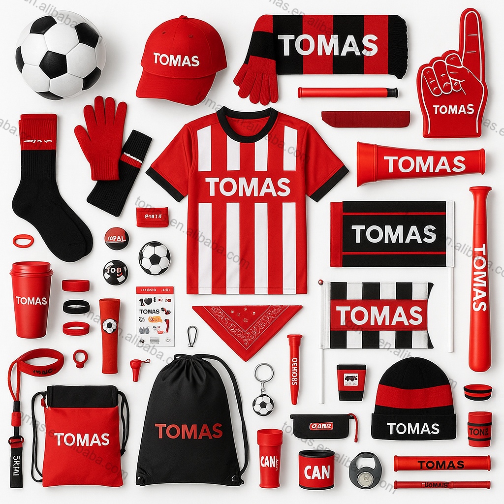 Plan de produits de fan de football