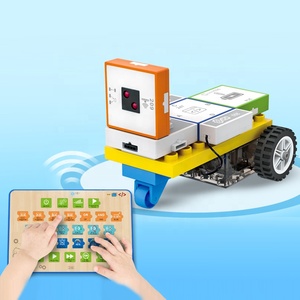 Bloques de entrenamiento de pensamiento lógico de juguete STEM, componente electrónico de coche, circuito de Física de juguete, enchufe de programación, juego de construcción de bloques de coche - Product Image 1