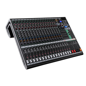 16-Channel Wireless Studio <strong>Audio</strong> Mixer DJ Sound Controller Interface USB Drive XLR <strong>Microphone</strong> Jack 48V Power RCA <strong>Input</strong>/<strong>Output</strong>