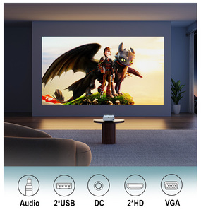 Everycom HQ9 OEM ODM High Brightness Projector Android 9 LCD Video TV Smart Home Theater 4K 1080P Projector - Product Image 6