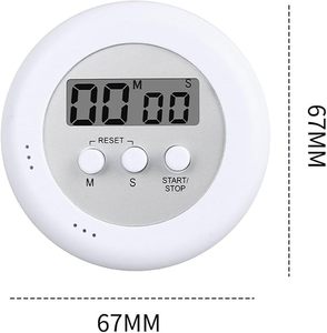 Timer digitale per il controllo del tempo di Fitness studio di lavoro Display a LED cronometro per la cottura per la casa digitale Timer da cucina con staffa - Product Image 4