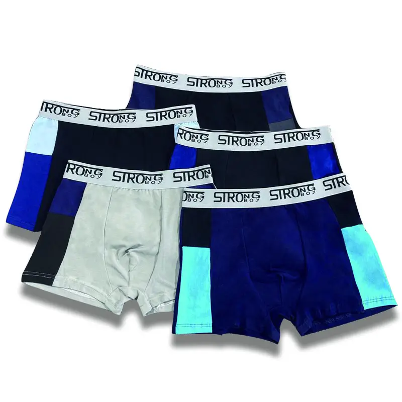 Groothandel Ondergoed Plus Size Boxers Slips Voor Mannen Ademende Shorts Mannen Ondergoed Mannen Dragen 95% Katoen 5% Spandex