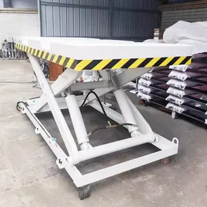 Elektrisches hydraulisches Haushalts gerüst Hebebühne Laden Entladen Praktische Werkbank Kunden spezifisch 3T 2.4X1.2M H1.6 M - Product Image 4