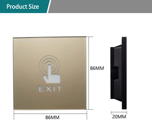 Interruttore di controllo della porta Slim Exit pulsante di controllo a rilascio aperto - Product Image 6