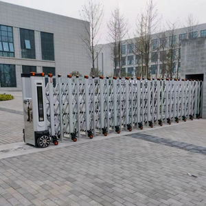 Automatisches Aluminium-Teleskop tor Außenlager Hotel Industrial Mall Fernbedienung Zaun barriere Schiebe tor - Product Image 6