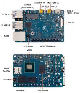 2022 neueste Banana Pi BPI-M6 mit 4GB LPDDR4 16GB eMMC Flash Single Board Entwicklung Computer Board ersetzen Himbeer Pi - Product Image 6