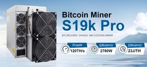ROI rápido Antminer S19k Pro 110T 115T 120T 20,8 W S19KPRO para servidor de computadora refrigeración por aire Bitmain Mining Aisc Crypto Miner - Product Image 6