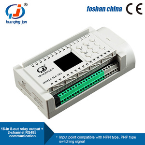 Huaqingjun 16 ingressi 8 uscite uscita relè PLC con Controller logico programmabile RS485 per sistema di parcheggio
