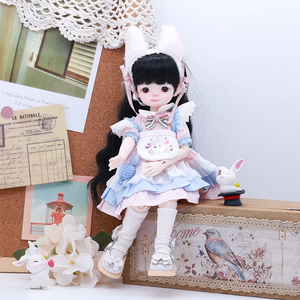 Thời Trang Dễ Thương 1/6 Bjd Búp Bê Quần Áo Phụ Kiện Maid Dress Set 30Cm Búp Bê Trang Phục Ăn Mặc Quần Áo Cô Gái Đồ Chơi Quà Tặng Búp Bê Phụ Kiện - Product Image 4