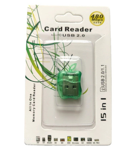 Lector de tarjetas TF de alta velocidad USB2.0 con adaptador de tapa Lector de tarjetas Plug and Play sin controlador de memoria Directo de fábrica - Product Image 6