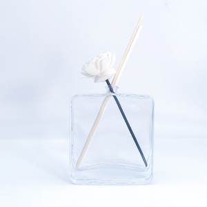 Wholesale Custom <strong>100</strong> 150 200 <strong>ml</strong> Reed Diffuser Empty Glass Bottle square clear Diffuser Bottle and Gift <strong>Box</strong> - Product Image 6