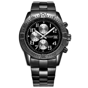 Novedades Reloj de negocios para hombre Reloj cronógrafo multifunción de seis pines Reloj de cuarzo con banda de acero - Product Image 4