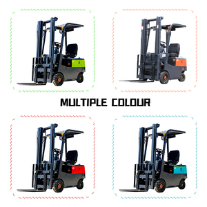 送料無料フル電動パレットスタッカー1.5トンフォークリフトスタンドパレットスタッカーパレットフォークリフト容量2トン - Product Image 5