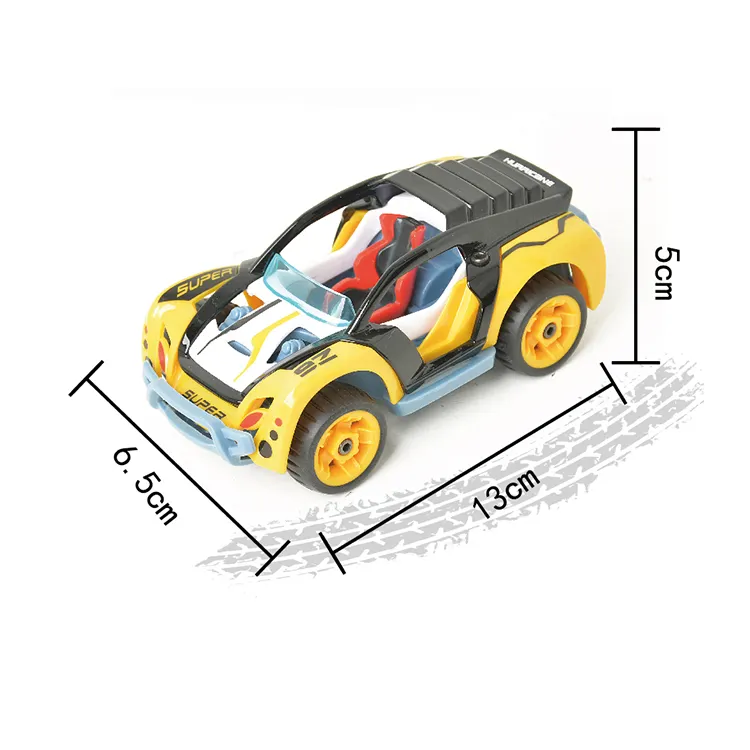 Металлический сборный игрушечный автомобиль мини-детский пластиковый подарок игрушка Сделай Сам оттяните назад автомобиль